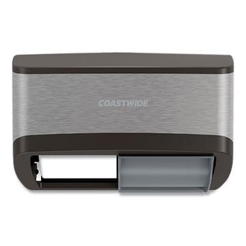 Coastwide Professional™ J-series Duo Bath Tissue Dispenser, 11.49 X 6.9 X 7.55, Black-metallic freeshipping - TVN Wholesale